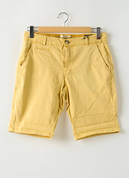 Bermuda taille à pinces taille normale jaune GARCIA homme