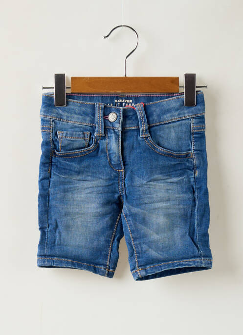 Bermuda slim taille ajustable bleu S.OLIVER fille