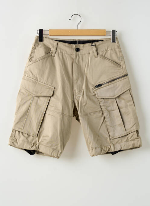 Bermuda beige G STAR pour homme