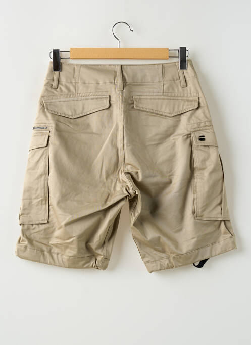 Bermuda beige G STAR pour homme