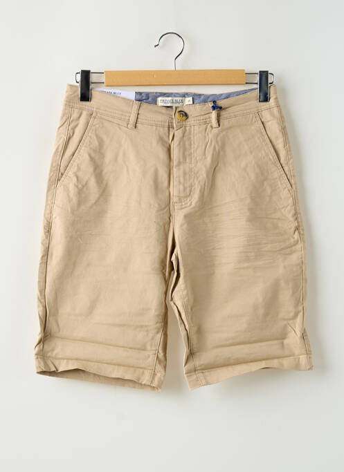 Bermuda beige PRIVATE BLUE pour homme