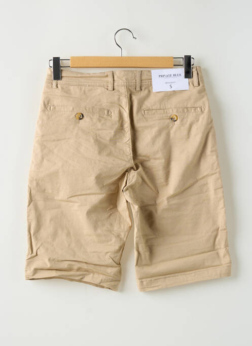 Bermuda beige PRIVATE BLUE pour homme
