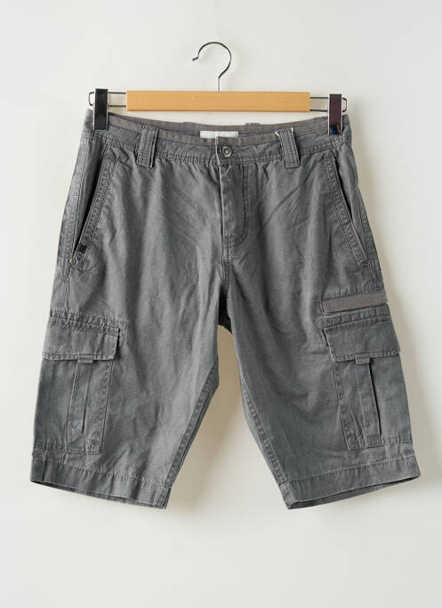 Bermuda gris TOM TAILOR pour homme