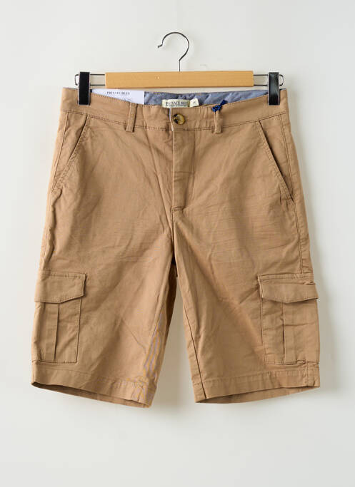 Bermuda marron PRIVATE BLUE pour homme