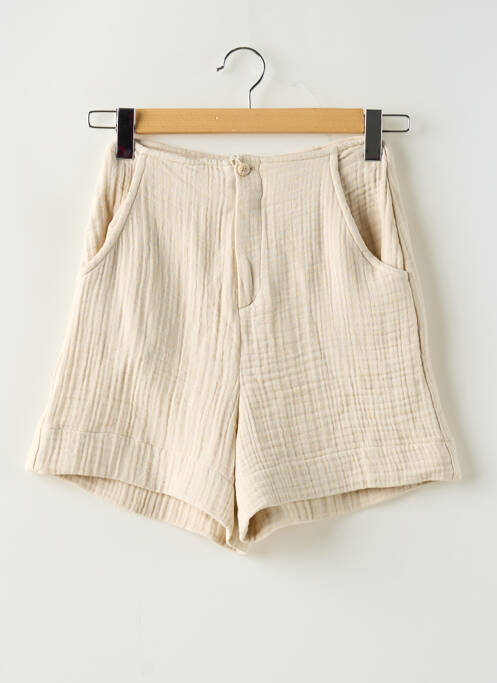 Short beige YUGEN pour femme