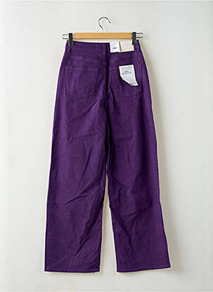 Jeans coupe large stretch taille haute violet JJXX femme