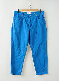 Jean coupe mom poches taille normale bleu MANGO femme