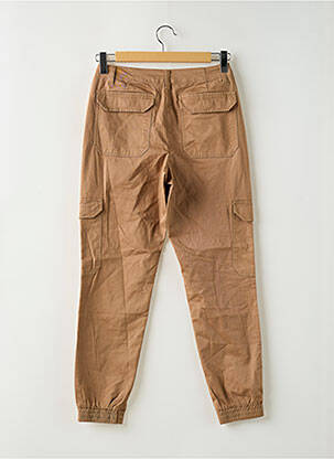 Pantalon cargo resserrée sur le bas taille normale marron TOM TAILOR homme