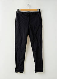 Pantalon chino tissage popeline taille normale noir VERO MODA femme