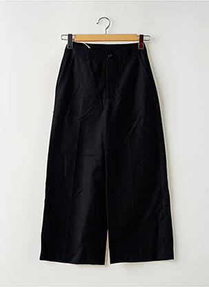 Pantalon 7/8 taille haute taille haute noir YUGEN femme