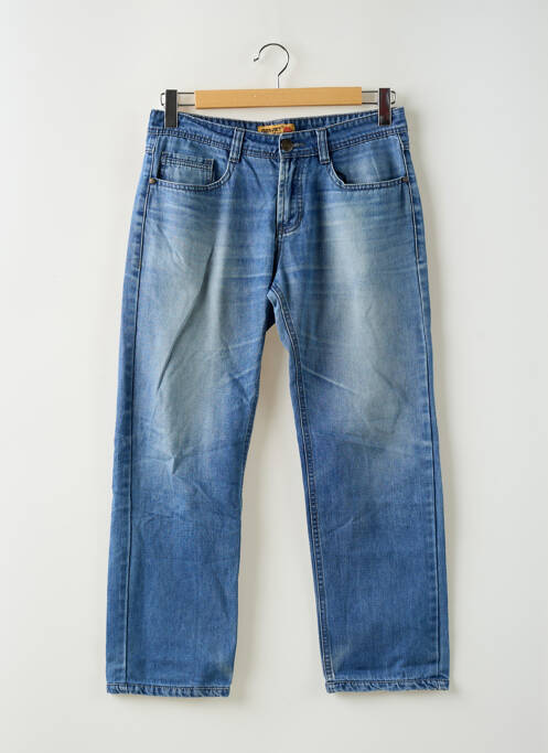 Jeans coupe droite bleu GENVIET pour femme