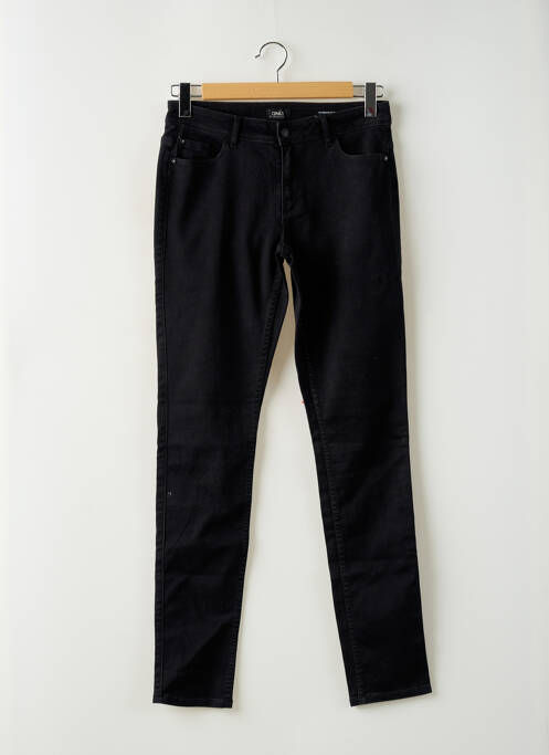 Jeans coupe slim noir ONLY pour femme
