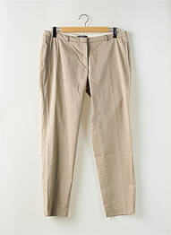 Pantalon chino tissage popeline taille normale beige ESPRIT femme