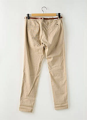 Pantalon chino taille basse taille basse beige ESPRIT femme