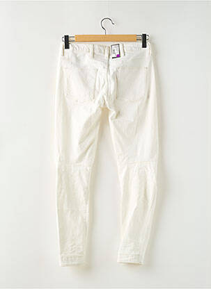 Jeans boyfriend effet usé taille normale blanc G STAR femme