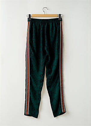 Pantalon droit tissage crêpe taille normale vert ONLY femme