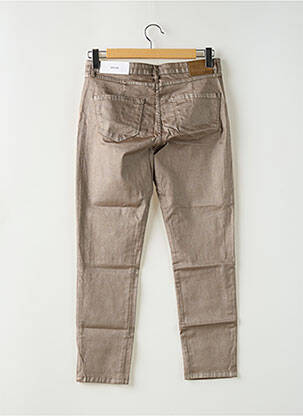 Pantalon slim stretch taille normale marron OPUS femme