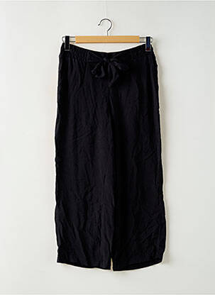 Pantalon 7/8 tissage popeline taille normale noir STREET ONE femme