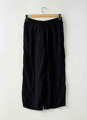 Pantalon 7/8 tissage popeline taille normale noir STREET ONE femme