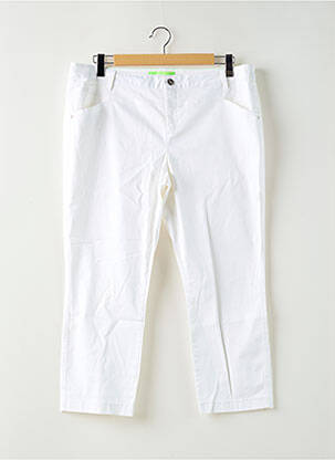 Pantalon 7/8 stretch taille basse blanc STREET ONE homme