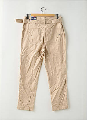 Pantalon cargo taille haute taille haute beige TOMMY HILFIGER femme