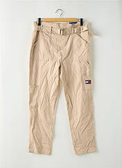 Pantalon cargo beige TOMMY HILFIGER pour femme seconde vue