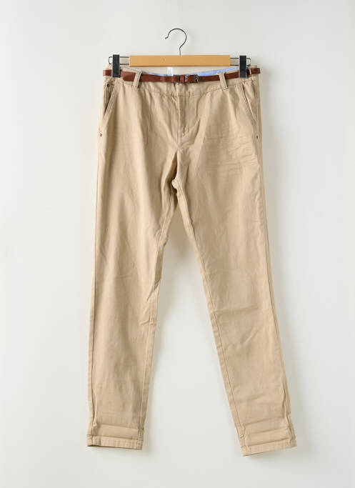 Pantalon chino taille basse taille basse beige ESPRIT femme