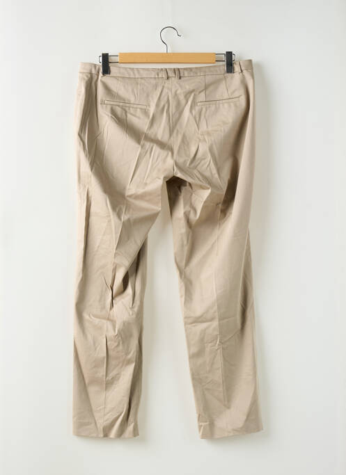 Pantalon chino tissage popeline taille normale beige ESPRIT femme