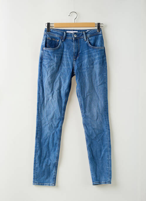 Jean coupe mom stretch taille haute bleu PEPE JEANS femme