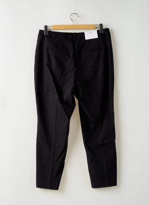 Pantalon 7/8 coupe cigarette taille normale noir S.OLIVER femme
