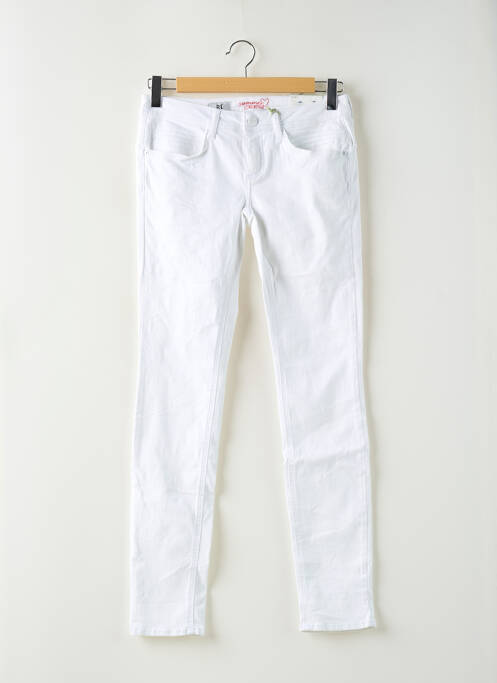 Jeans coupe slim blanc STREET ONE pour femme