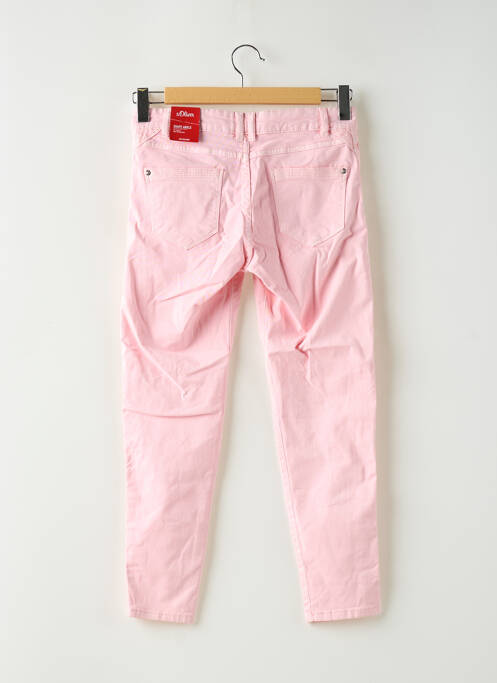 Jeans coupe slim rose S.OLIVER pour femme