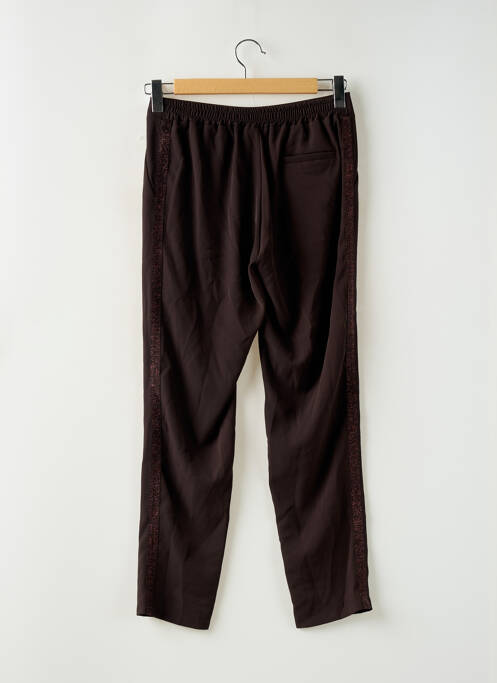Pantalon droit marron AMELIE & AMELIE femme