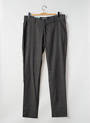 Pantalon slim taille à pinces taille normale bleu HAZE&FINN homme