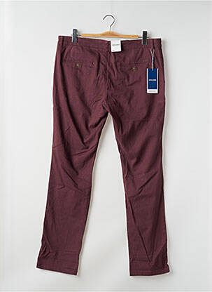Pantalon chino tissage popeline taille normale rouge JACK & JONES homme
