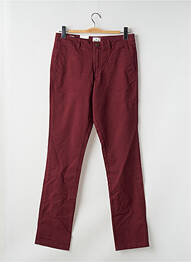 Pantalon chino tissage popeline taille normale rouge JACK & JONES homme