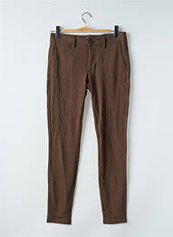 Pantalon chino stretch taille normale marron ONLY & SONS homme
