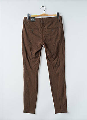 Pantalon chino stretch taille normale marron ONLY & SONS homme