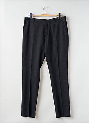 Pantalon slim tissage chiné taille normale noir SELECTED homme