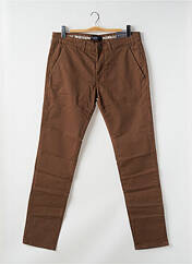 Pantalon chino marron BRUCE & BUTLER  pour homme seconde vue