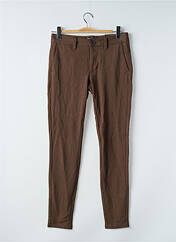 Pantalon chino marron ONLY & SONS pour homme seconde vue