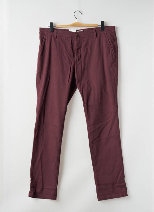 Pantalon chino tissage popeline taille normale rouge JACK & JONES homme