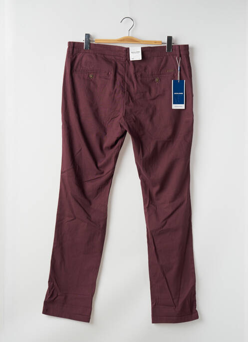Pantalon chino tissage popeline taille normale rouge JACK & JONES homme