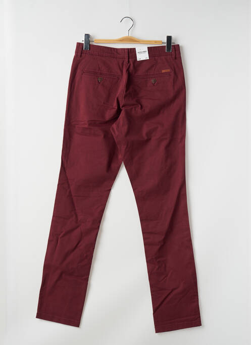 Pantalon chino tissage popeline taille normale rouge JACK & JONES homme