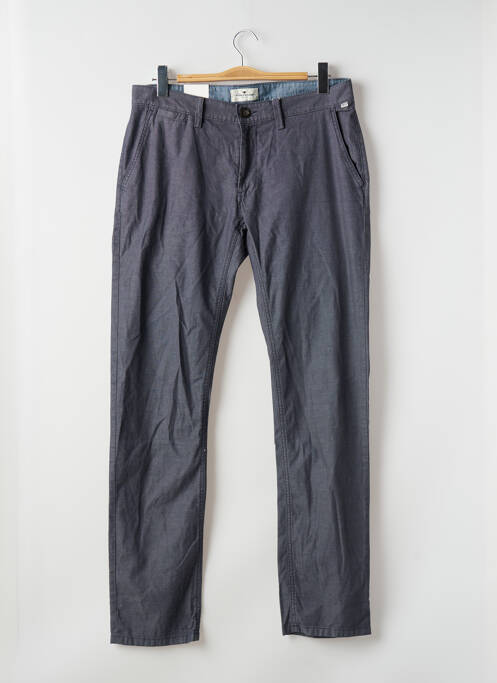 Pantalon chino tissage chiné taille normale bleu TOM TAILOR homme