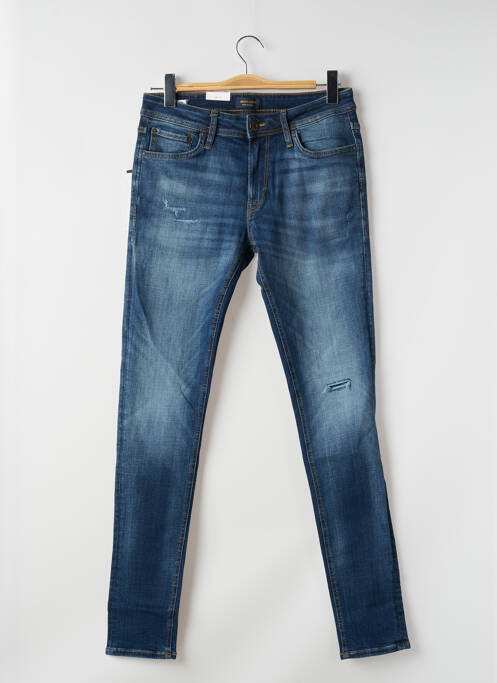 Jeans coupe slim bleu JACK & JONES pour homme