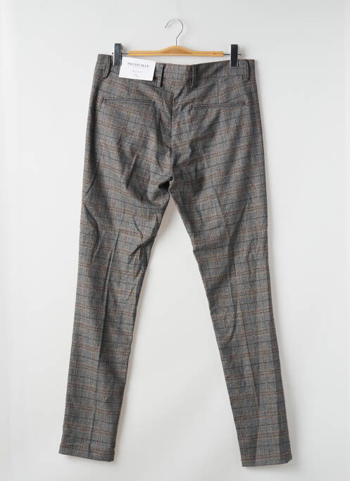 Pantalon chino marron PRIVATE BLUE pour homme