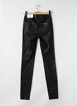 Pantalon slim stretch taille normale noir MORGAN femme