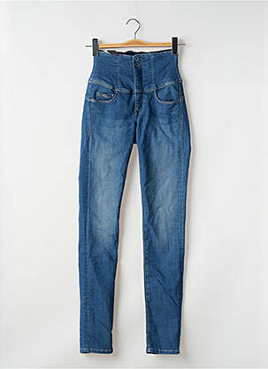 Jeans skinny push-up taille haute bleu SALSA femme