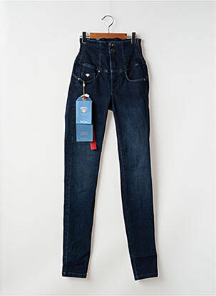 Jeans skinny push-up taille haute bleu SALSA femme